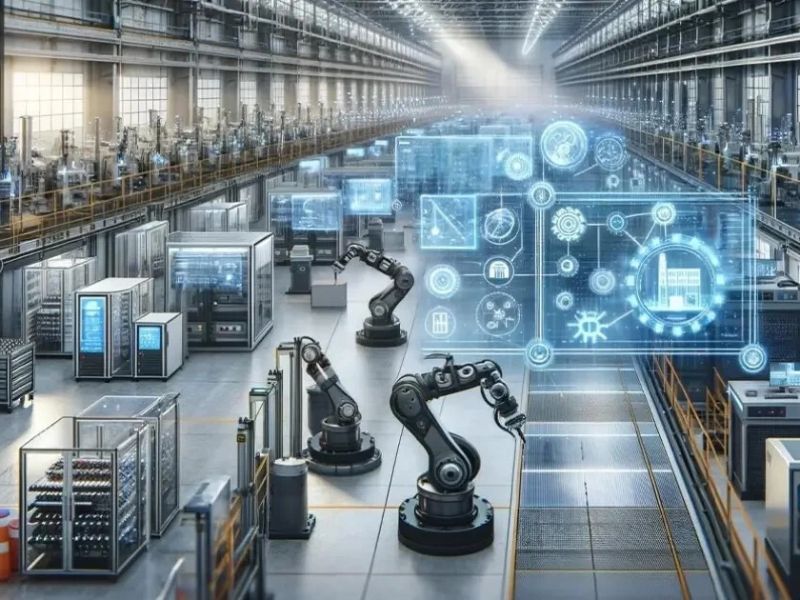 mô hình nhà máy tinh xảo