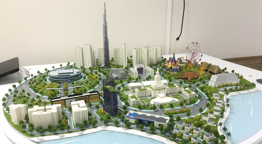 mô hình công trình in 3D